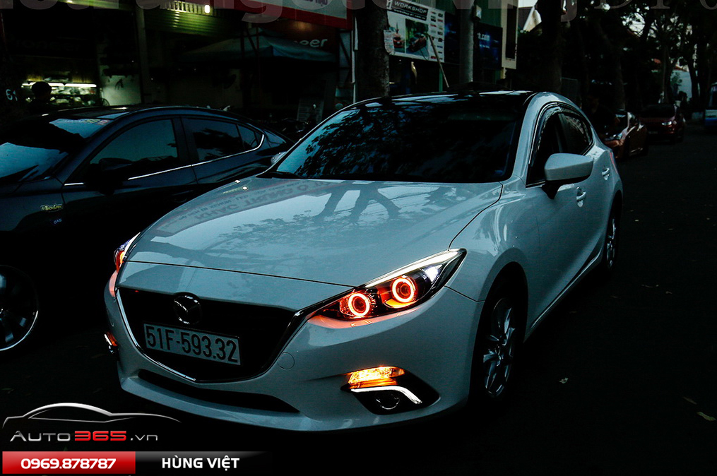 Mazda Độ Đèn Bi Xenon Tăng Sáng Có Bị Phạt Không ?